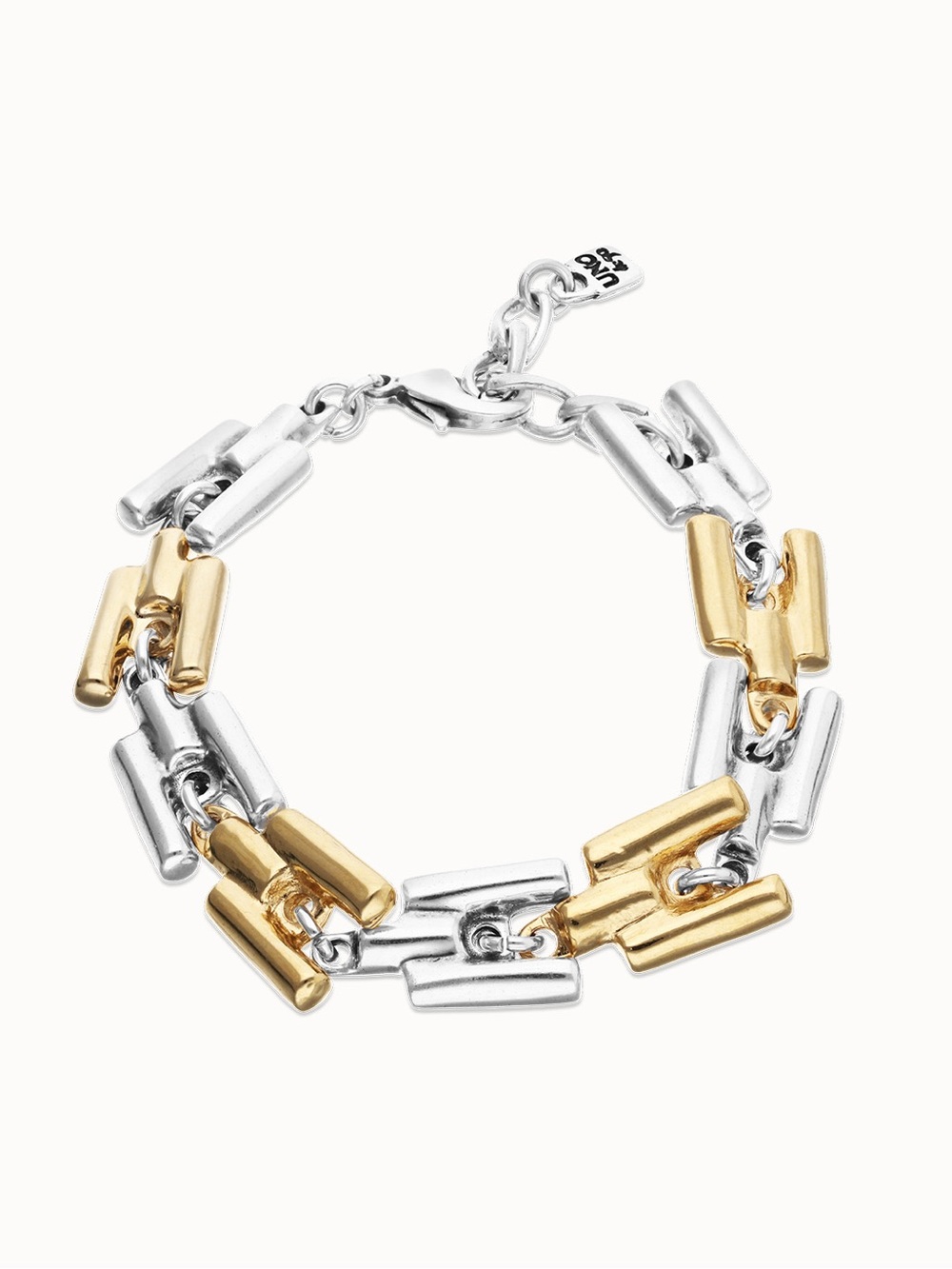 UNO de 50 Square Links Chain Bracelet